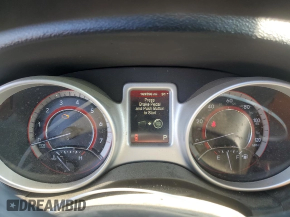 2017 Dodge Journey SXT with VIN 3C4PDDBG8HT525147, listed as a Copart auction lot 63270795 with 169,369 mi miles and Salvage title. Bid and sale history available at DreamBid. Image 9.
