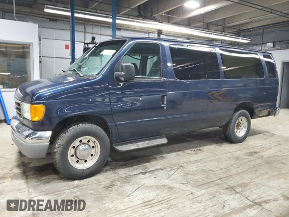 2004 Ford Econoline Passenger XL with VIN 1FDSS31L74HB00130, listed as a Copart auction lot 47723245 with 164,075 mi miles and Clean title. Bid and sale history available at DreamBid. Image 1.
