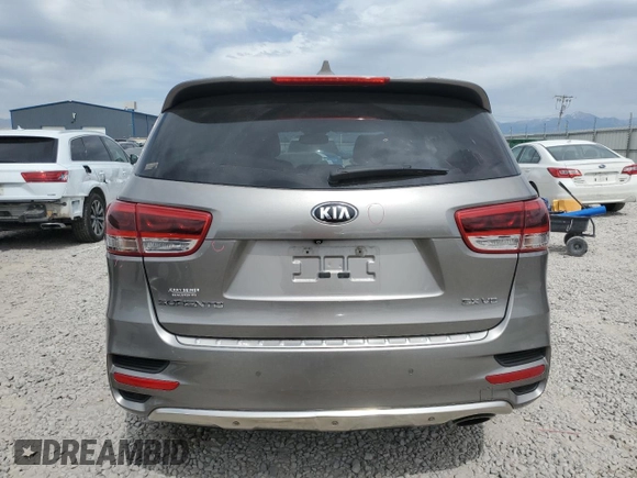 2016 Kia Sorento SX with VIN 5XYPKDA5XGG168517, listed as a Copart auction lot 61225075 with 111,326 mi miles and Salvage title. Bid and sale history available at DreamBid. Image 6.