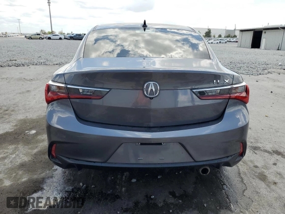 2021 Acura ILX with VIN 19UDE2F33MA004772, listed as a Copart auction lot 55019955 with 48,946 mi miles and Non repairable. Bid and sale history available at DreamBid. Image 6.