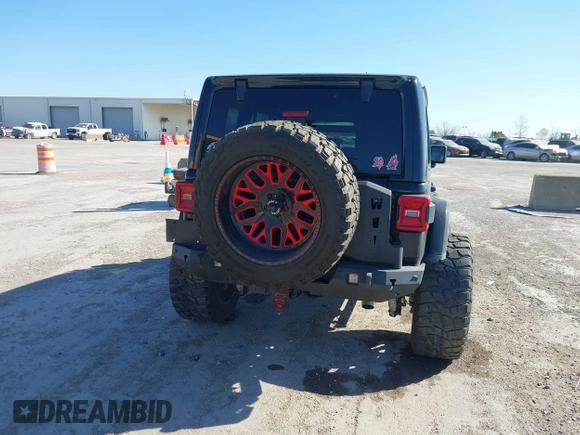 2018 Jeep Wrangler Unlimited Rubicon z VIN 1C4HJXFGXJW108766, wystawiony jako IAAI lot #41846062 z przebiegiem 96 791 mil mil oraz . Historia ofert i sprzedaży dostępna na DreamBid. Obrazek 17.