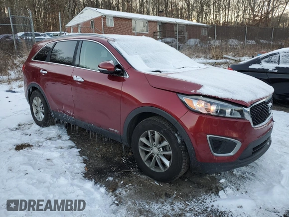 2016 Kia Sorento LX with VIN 5XYPGDA59GG142170, listed as a Copart auction lot 89199745 with 91,256 mi miles and Salvage Title. Bid and sale history available at carsss.com. Image 4.