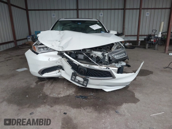 2019 Acura TLX with VIN 19UUB1F31KA001174, listed as a IAAI auction lot 41613633 with 1 mi miles. Bid and sale history available at carsss.com. Image 11.