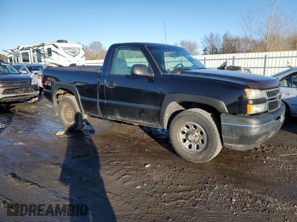 2006 Chevrolet Silverado 1500 Work Truck with VIN 3GCEK14Z26G180097, listed as a Copart auction lot 42860225 with 173,200 mi miles and Clean Title. Bid and sale history available at carsss.com. Image 4.