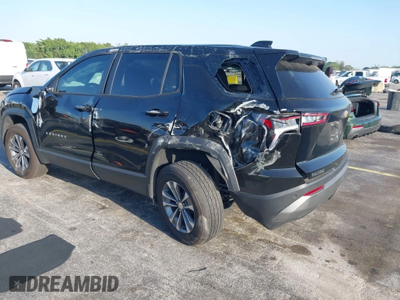 2025 Chevrolet Equinox FWD LT with VIN 3GNAXHEG1SL140298, listed as a IAAI auction lot 41801742 with 3,640 mi miles and . Bid and sale history available at DreamBid. Image 3.
