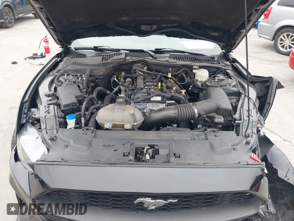 2022 Ford Mustang EcoBoost with VIN 1FA6P8THXN5145312, listed as a IAAI auction lot 42075186 with 28,233 mi miles and . Bid and sale history available at DreamBid. Image 10.