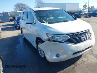 2012 Nissan Quest SV z VIN JN8AE2KPXC9035578, wystawiony jako IAAI lot #41278278 z przebiegiem 222 342 mil mil oraz . Historia ofert i sprzedaży dostępna na DreamBid. Obrazek 1.