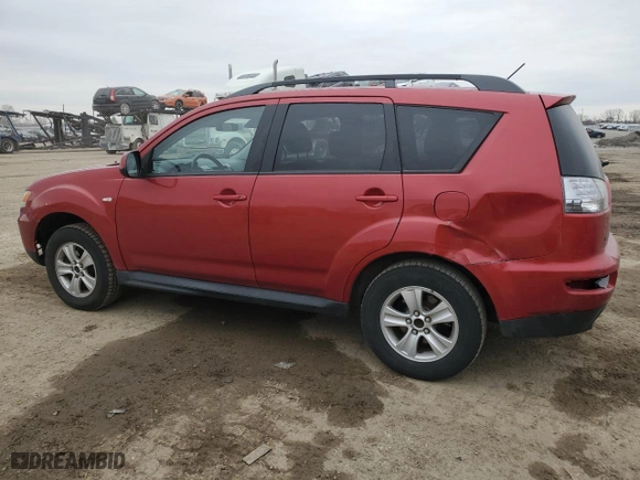 2011 Mitsubishi Outlander ES with VIN JA4AS2AW7BU608763, listed as a Copart auction lot 50945575 with 190,856 mi miles and Clean Title. Bid and sale history available at carsss.com. Image 2.