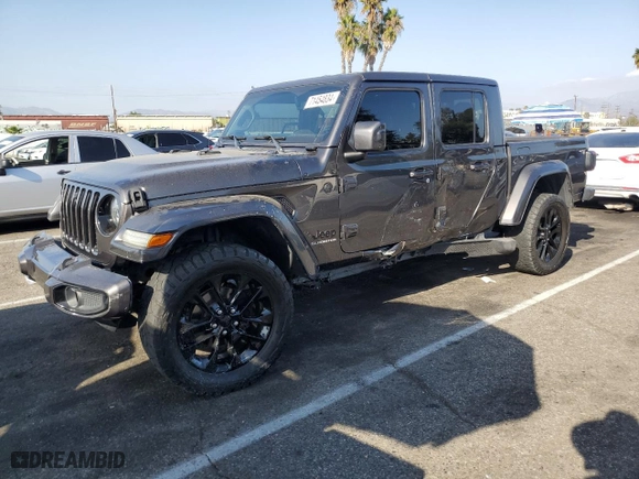 2021 Jeep Gladiator High Altitude with VIN 1C6HJTFG1ML503067, listed as a Copart auction lot 71454834 with 34,648 mi miles and Salvage Title. Bid and sale history available at carsss.com. Image 1.