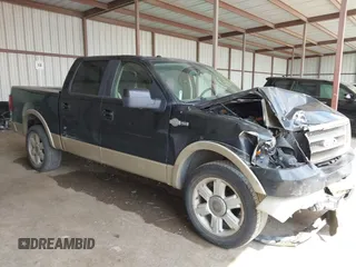 2008 Ford F-150 XLT with VIN 1FTPW12V28KC19876, listed as a IAAI auction lot 41877096 with 216,515 mi miles. Bid and sale history available at carsss.com. Image 1.