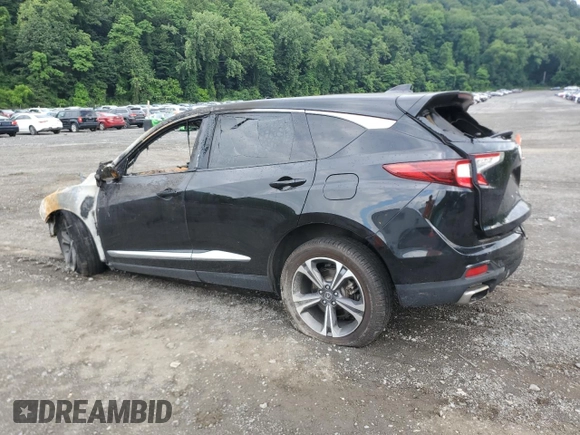 2022 Acura RDX Advance with VIN 5J8TC2H71NL013896, listed as a Copart auction lot 62492665 with Not provided miles and Salvage title. Bid and sale history available at DreamBid. Image 2.