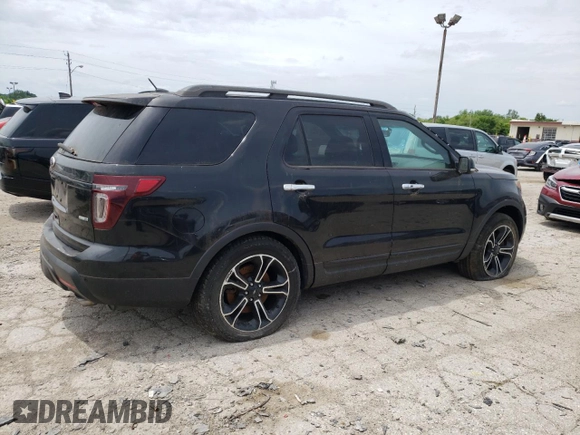 2013 Ford Explorer Sport with VIN 1FM5K8GT9DGB98049, listed as a Copart auction lot 60822875 with Not provided miles and Clean title. Bid and sale history available at DreamBid. Image 3.