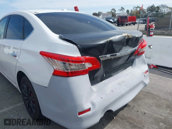 2015 Nissan Sentra SV with VIN 3N1AB7AP6FL665275, listed as a IAAI auction lot 41594093 with 121,241 mi miles and . Bid and sale history available at DreamBid. Image 12.