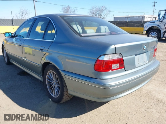 2002 BMW 5 Series 540iA with VIN WBADN63422GN87250, listed as a IAAI auction lot 41681974 with 182,007 mi miles. Bid and sale history available at carsss.com. Image 3.