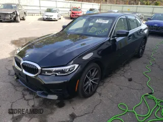2021 BMW 3 Series 330i xDrive with VIN 3MW5R7J04M8C11505, listed as a Copart auction lot 48050853 with 31,608 mi miles. Bid and sale history available at carsss.com. Image 1.
