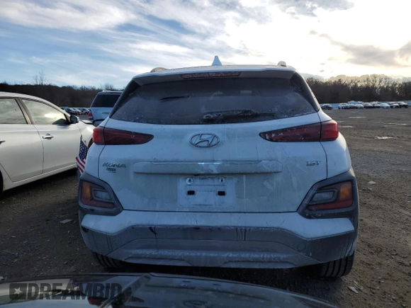 2021 Hyundai Kona Limited with VIN KM8K33A59MU731032, listed as a Copart auction lot 42629525 with 73,566 mi miles and Salvage Title. Bid and sale history available at carsss.com. Image 6.