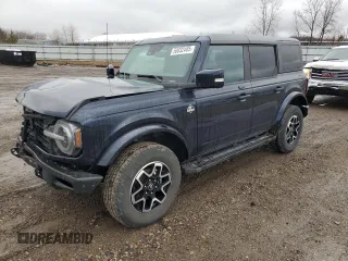 2021 Ford Bronco z VIN 1FMEE5DP8MLA78361, wystawiony jako Copart lot #50032465 z przebiegiem 39 800 mil mil oraz Szkoda całkowita • Salvage title. Historia ofert i sprzedaży dostępna na DreamBid. Obrazek 1.