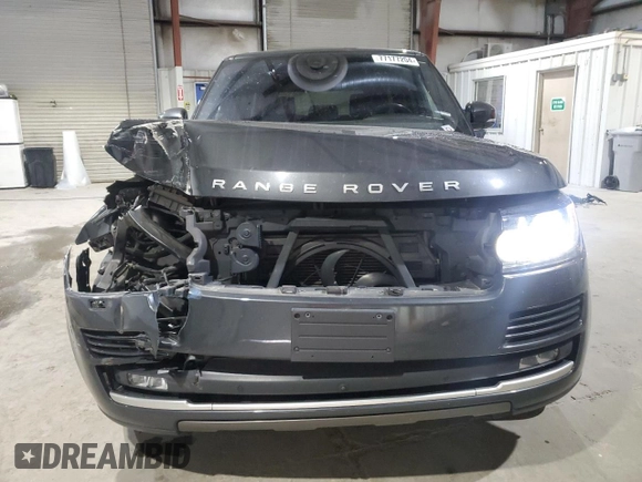 2017 Land Rover Range Rover z VIN SALGS2FE7HA337495, wystawiony jako Copart lot #77177204 z przebiegiem 75 573 mil mil oraz Szkoda całkowita • Salvage title. Historia ofert i sprzedaży dostępna na DreamBid. Obrazek 5.