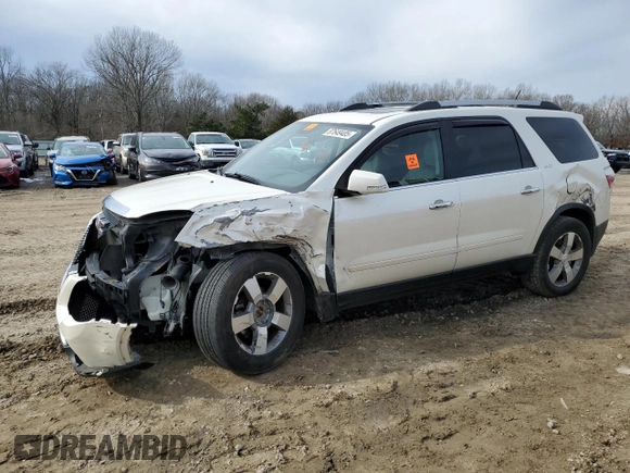 2012 GMC Acadia SLT2 with VIN 1GKKRSED7CJ257553, listed as a Copart auction lot 87649405 with 141,012 mi miles and Salvage Title. Bid and sale history available at carsss.com. Image 1.