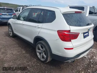 2017 BMW X3 sDrive28i with VIN 5UXWZ7C39H0X41286, listed as a IAAI auction lot 41577117 with 104,781 mi miles. Bid and sale history available at carsss.com. Image 3.