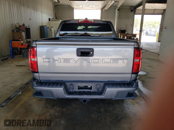 2021 Chevrolet Colorado 4WD Work Truck с VIN 1GCGTBENXM1121222, выставлен на аукционе Copart как лот 54335215 с пробегом 46 550 миль миль и Списание • Salvage title. История ставок и продаж доступна на DreamBid. Изображение 6.