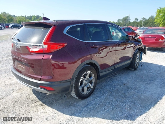 2018 Honda CR-V EX-L with VIN 7FARW1H84JE011760, listed as a IAAI auction lot 41997414 with 116,408 mi miles. Bid and sale history available at carsss.com. Image 4.