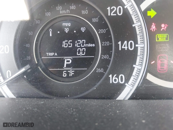2017 Honda Accord Sedan LX with VIN 1HGCR2F30HA284608, listed as a IAAI auction lot 41808285 with 165,120 mi miles. Bid and sale history available at carsss.com. Image 15.