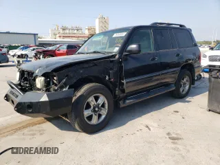 2007 Lexus LX 470 z VIN JTJHT00W774022270, wystawiony jako Copart lot #76080954 z przebiegiem 175 087 mil mil oraz Czysty tytuł • Clean title. Historia ofert i sprzedaży dostępna na DreamBid. Obrazek 1.