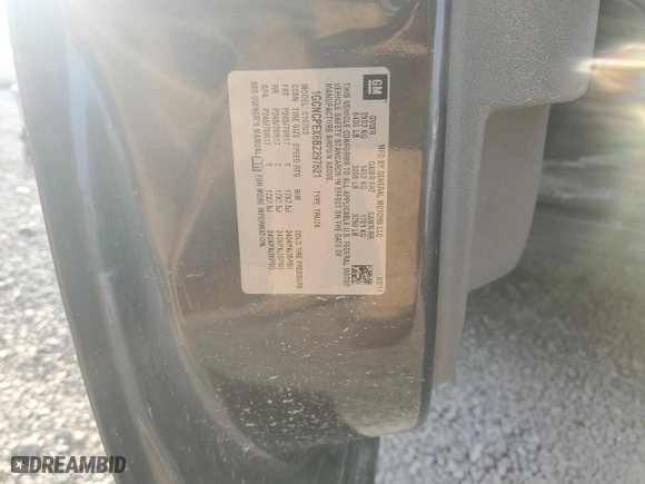 2011 Chevrolet Silverado 1500 Work Truck with VIN 1GCNCPEX6BZ297821, listed as a Copart auction lot 47571225 with 0 mi miles and Salvage Title. Bid and sale history available at carsss.com. Image 12.