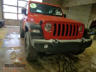 2018 Jeep Wrangler Sport S with VIN 1C4GJXAG6JW179854, listed as a Copart auction lot 47454665 with 53,011 mi miles and Clean Title. Bid and sale history available at DreamBid. Image 11.