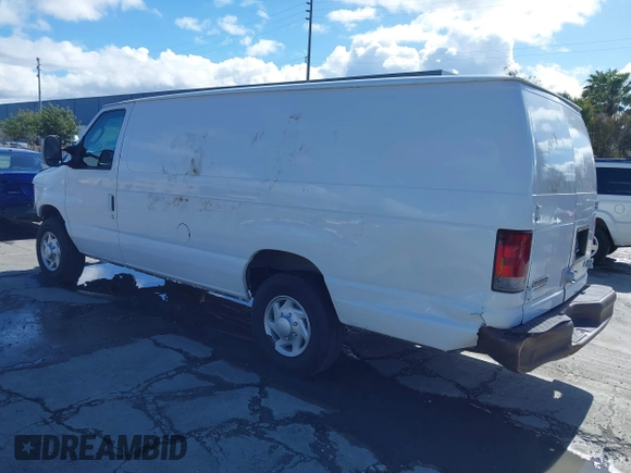 2008 Ford Econoline Cargo Commercial with VIN 1FTNS24L08DA46609, listed as a IAAI auction lot 41729157 with 298,010 mi miles and . Bid and sale history available at DreamBid. Image 3.