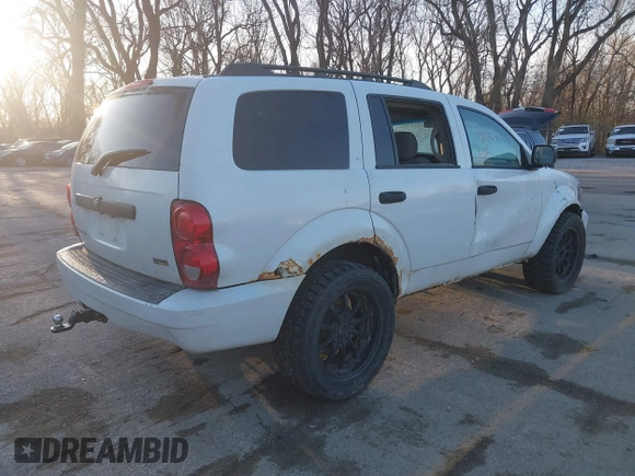 2007 Dodge Durango SLT with VIN 1D8HB48P17F550466, listed as a IAAI auction lot 41820648 with 297,324 mi miles and . Bid and sale history available at DreamBid. Image 4.
