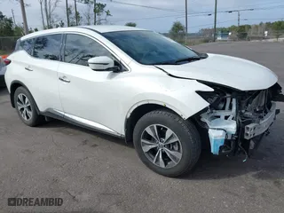 2020 Nissan Murano S with VIN 5N1AZ2AJ4LN142903, listed as a IAAI auction lot 41588836 with 73,954 mi miles. Bid and sale history available at carsss.com. Image 1.