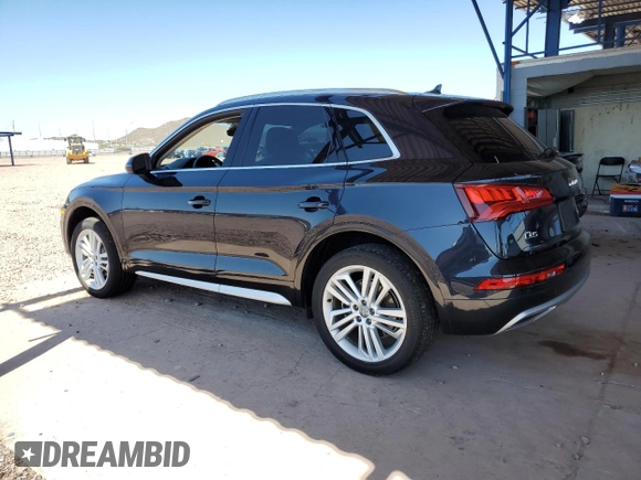 2018 Audi Q5 Premium Plus with VIN WA1BNAFY8J2161015, listed as a Copart auction lot 54365795 with 25,921 mi miles and Salvage Title. Bid and sale history available at carsss.com. Image 2.