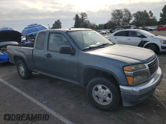2007 GMC Canyon SLE1 with VIN 1GTCS199678123859, listed as a Copart auction lot 86605234 with 391,177 mi miles and Clean Title. Bid and sale history available at carsss.com. Image 4.