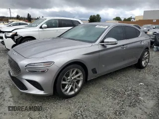 2022 Genesis G70 2.0T with VIN KMTG34TA3NU097004, listed as a Copart auction lot 45057595 with 39,080 mi miles and Salvage Title. Bid and sale history available at DreamBid. Image 1.