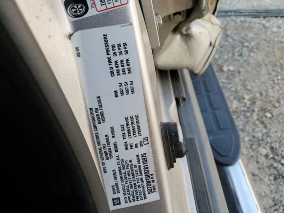2007 Hummer H3 SUV with VIN 5GTDN13E878110976, listed as a Copart auction lot 70984544 with 195,172 mi miles and Salvage Title. Bid and sale history available at carsss.com. Image 15.