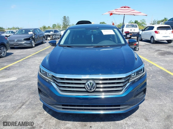 2020 Volkswagen Passat 2.0T S with VIN 1VWAA7A37LC023763, listed as a IAAI auction lot 39381396 with 53,113 mi miles. Bid and sale history available at carsss.com. Image 12.