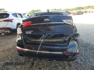 2014 Kia Cadenza Premium with VIN KNALN4D75E5163201, listed as a Copart auction lot 61553824 with 133,490 mi miles and Salvage Title. Bid and sale history available at carsss.com. Image 6.