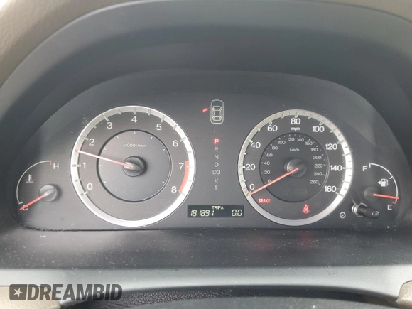 2009 Honda Accord LX-P z VIN JHMCP26449C008319, wystawiony jako Copart lot #49450135 z przebiegiem 181 891 mil mil oraz Szkoda całkowita • Salvage title. Historia ofert i sprzedaży dostępna na DreamBid. Obrazek 9.