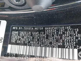 2019 Toyota Corolla L z VIN 2T1BURHE4KC232790, wystawiony jako IAAI lot #42279552 z przebiegiem 86 662 mil mil oraz . Historia ofert i sprzedaży dostępna na DreamBid. Obrazek 9.