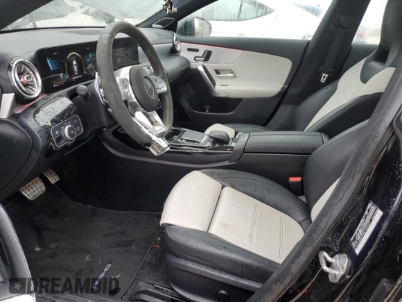 2021 Mercedes-Benz CLA 35 AMG with VIN W1K5J5BB5MN180587, listed as a Copart auction lot 50744745 with 65,231 mi miles and Salvage Title. Bid and sale history available at DreamBid. Image 7.