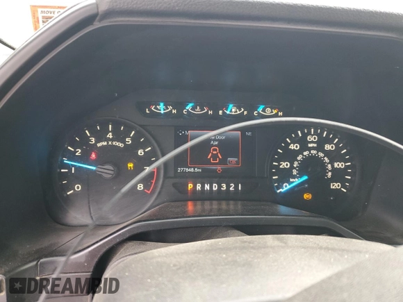2016 Ford F-150 XLT with VIN 1FTEX1E8XGFD36154, listed as a Copart auction lot 43817235 with 277,548 mi miles and Salvage Title. Bid and sale history available at carsss.com. Image 9.
