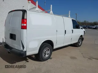 2020 Chevrolet Express Cargo with VIN 1GCWGAFP6L1275225, listed as a IAAI auction lot 41801450 with 122,683 mi miles and . Bid and sale history available at DreamBid. Image 4.