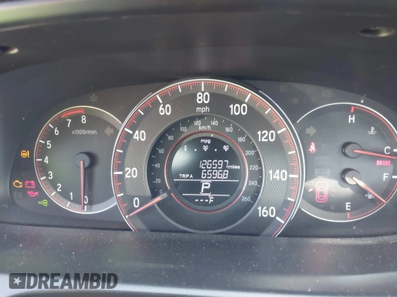 2016 Honda Accord Sport with VIN 1HGCR2F50GA086434, listed as a IAAI auction lot 42010233 with 126,597 mi miles and . Bid and sale history available at DreamBid. Image 7.