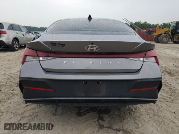 2024 Hyundai Elantra SEL with VIN KMHLM4DG4RU733377, listed as a Copart auction lot 56127855 with 45,608 mi miles and Salvage title. Bid and sale history available at DreamBid. Image 6.