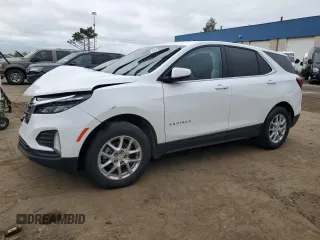 2024 Chevrolet Equinox LT with VIN 3GNAXUEG2RS128136, listed as a Copart auction lot 58092805 with 39,808 mi miles and Non repairable. Bid and sale history available at DreamBid. Image 1.