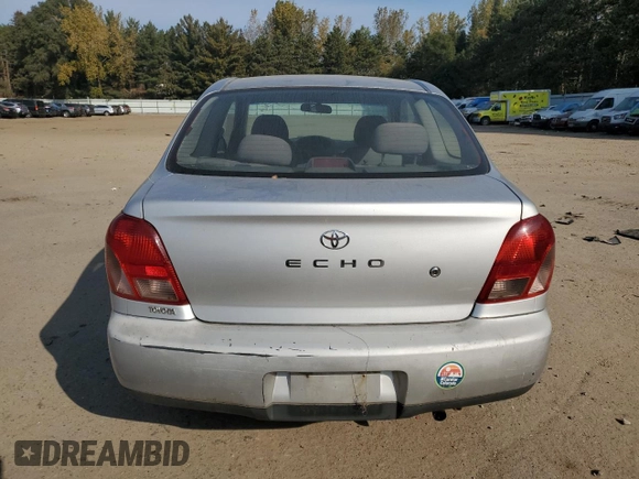 2001 Toyota ECHO with VIN JTDAT123010175150, listed as a Copart auction lot 72016954 with 282,679 mi miles and Non repairable. Bid and sale history available at DreamBid. Image 6.