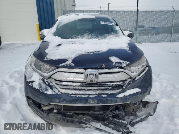 2017 Honda CR-V LX with VIN 2HKRW1H30HH000511, listed as a Copart auction lot 43133895 with 157,092 mi miles and Clean Title. Bid and sale history available at carsss.com. Image 5.