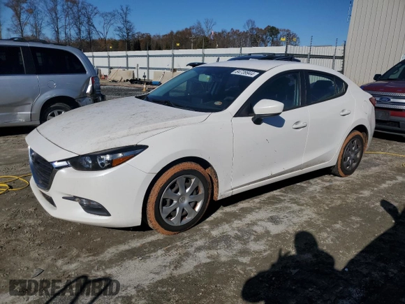 2017 Mazda 3 Sport with VIN 3MZBN1U78HM157997, listed as a Copart auction lot 84739944 with 106,795 mi miles and Salvage Title. Bid and sale history available at DreamBid. Image 1.